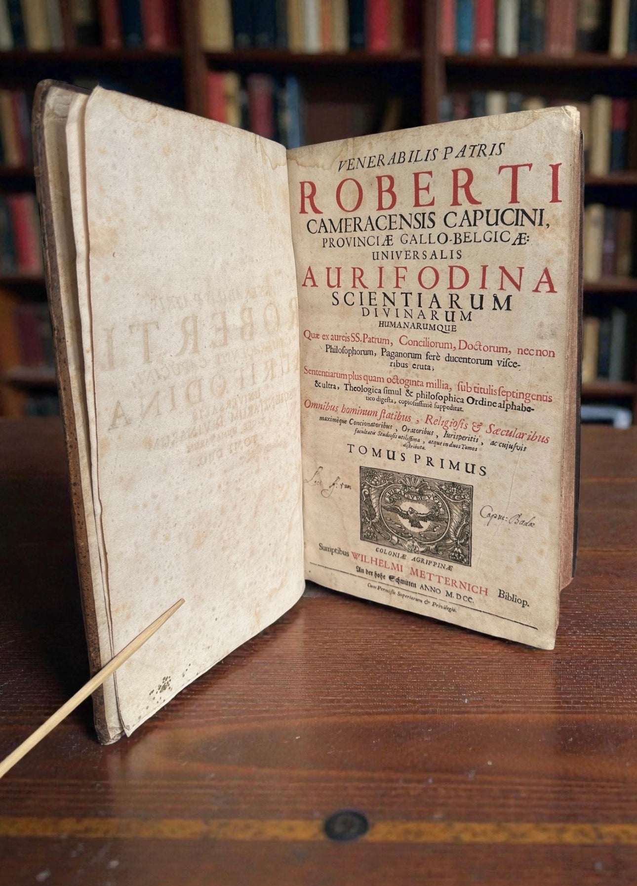 Dzieło Kapucynów 1700rok