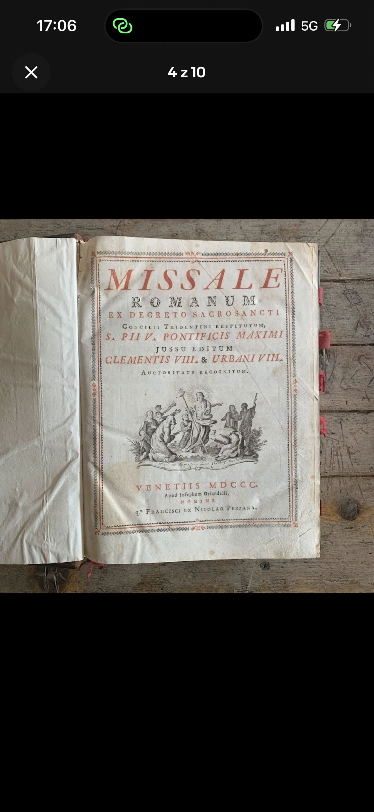 Mszał Rzymski 1800rok