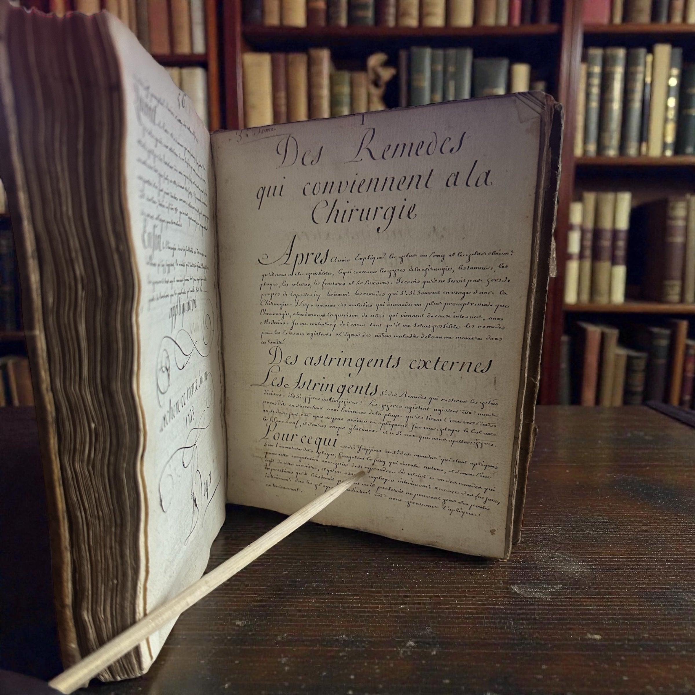 Medycyna Chirurgia rękopis 1734