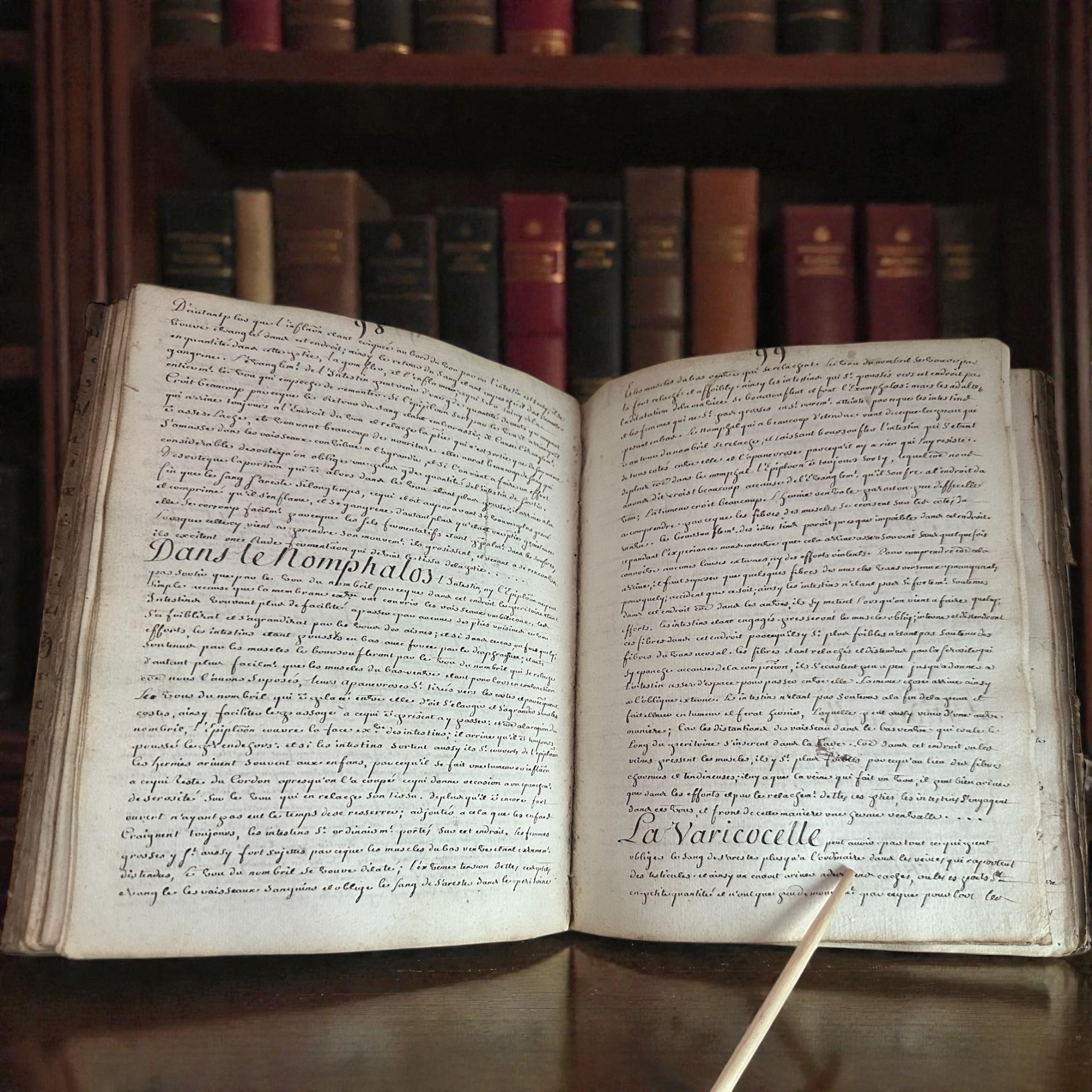 Medycyna Chirurgia rękopis 1734