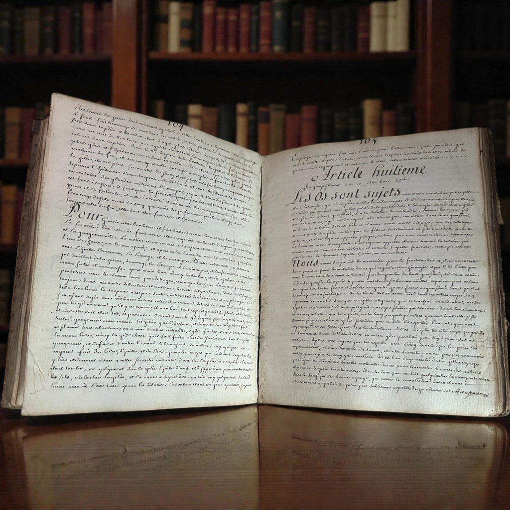 Medycyna Chirurgia rękopis 1734